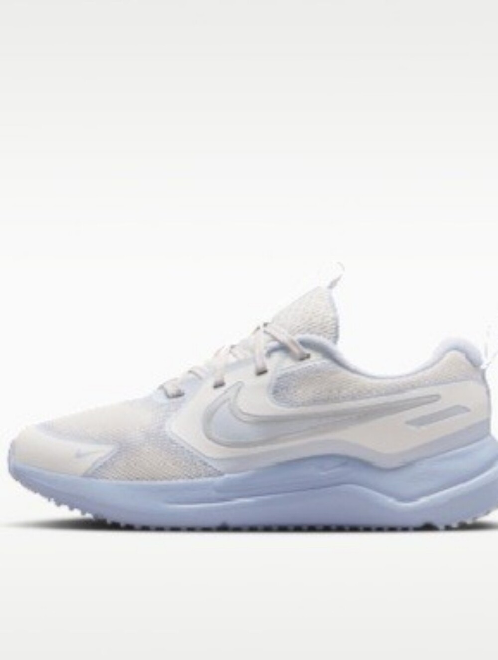 Nike Kids Sneakers in White and Light Blue